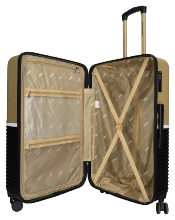 Enrico Benetti Princetown L Black/Camel + kosmetická taštička zdarma