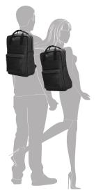 Enrico Benetti Rotterdam 13[34] Notebook Backpack Black batoh