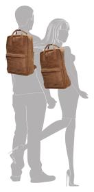 Enrico Benetti Rotterdam 13[34] Notebook Backpack Camel batoh