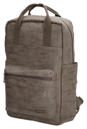 Enrico Benetti Rotterdam 13[34] Notebook Backpack Medium Taupe batoh