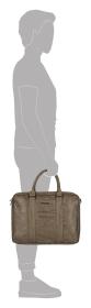 Enrico Benetti Rotterdam 15[34] Notebook Bag Medium Taupe taška