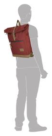 Enrico Benetti Santiago 15[34] Notebook Backpack Bordeaux batoh