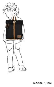 Enrico Benetti Santiago 46214 Black batoh