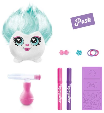 EPEE EP Line Airbrush Hairiffic Mini kreativní set plyšák k vybarvení 3 druhy