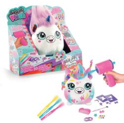 EP line Airbrush Hairiffic Squish Pal set plyšák k vybarvení na baterie 2 druhy