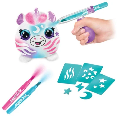 EPEE EP Line Airbrush Mini překvapení kreativní set plyšák k vybarvení 6 druhů