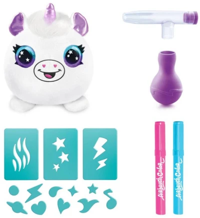 EPEE EP Line Airbrush Mini překvapení kreativní set plyšák k vybarvení 6 druhů