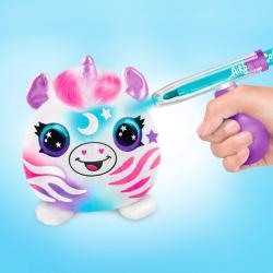 EP line Airbrush Mini překvapení kreativní set plyšák k vybarvení 6 druhů
