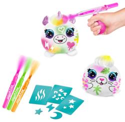 EP line Airbrush Neon Mini překvapení 2-pack plyšák k vybarvení 2ks 6 druhů