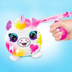 EP line Airbrush Neon Mini překvapení 2-pack plyšák k vybarvení 2ks 6 druhů