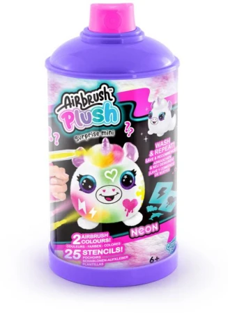 EPEE EP Line Airbrush Neon Mini překvapení set plyšák k vybarvení 6 druhů