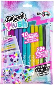 EP line Airbrush studio náhradní barevná náplň set 10 barev se šablonami EP line Airbrush studio náhradní barevná náplň set 10 barev se šablonami