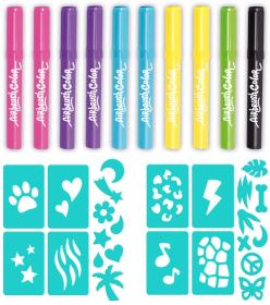 EP line Airbrush studio náhradní barevná náplň set 10 barev se šablonami