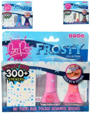 EPEE EP Line BO-PO Frosty lak na nehty slupovací 2ks + samolepky různé druhy EPEE EP Line BO-PO Frosty lak na nehty slupovací 2ks + samolepky různé druhy