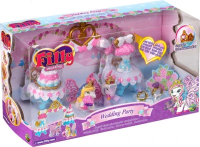 EPEE EP Line Filly Wedding Zimní párty svatba herní set 2 koníci s altánem a doplňky