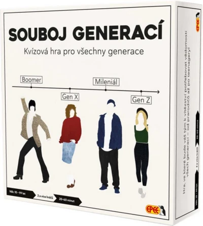 EPEE EP Line Hra Souboj generací kvízová (společenská hra)