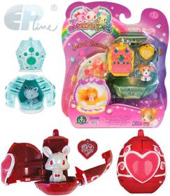 EP line Jewel Pet blister set zvířátko drahokámek s domečkem různé druhy EP line Jewel Pet blister set zvířátko drahokámek s domečkem různé druhy