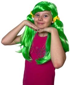 EP line KARNEVAL paruka dětská Lollipopz Amy zelená umělé vlasy