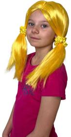 EP line KARNEVAL paruka dětská Lollipopz Annie žlutá umělé vlasy