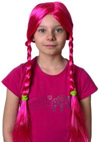 EP line KARNEVAL paruka dětská Lollipopz Laura růžová umělé vlasy