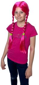 EP line KARNEVAL paruka dětská Lollipopz Laura růžová umělé vlasy