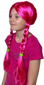 EP line KARNEVAL paruka dětská Lollipopz Laura růžová umělé vlasy
