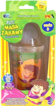 EPEE EP Line Kreativní set sliz Slimy + svítící kulička na baterie LED Světlo různé barvy