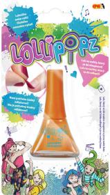 EP line LUKKY Lak na nehty Lollipopz dětský Oranžový slupovací 5,5ml na kartě