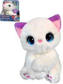 EP line My Fuzzy Friends Mazlivá kočička Amálka interaktivní na baterie Světlo Zvuk