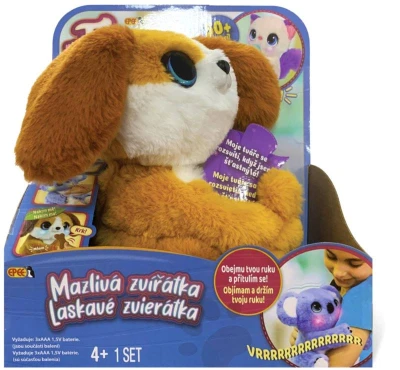 EPEE EP Line My Fuzzy Friends Mazlivá zvířátka pejsek interaktivní na baterie Světlo Zvuk