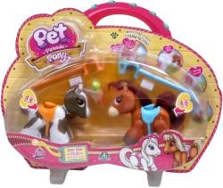 EP line Pet Parade Poník set 2ks s doplňky reaguje na pohyb prstu plast 3 druhy