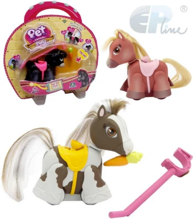 EPEE EP Line Pet Parade Poník set s doplňky reaguje na pohyb prstu plast 9 druhů EPEE EP Line Pet Parade Poník set s doplňky reaguje na pohyb prstu plast 9 druhů
