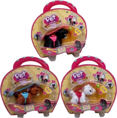 EP line Pet Parade Poník set s doplnkami reaguje na pohyb prsta plast 9 druhov