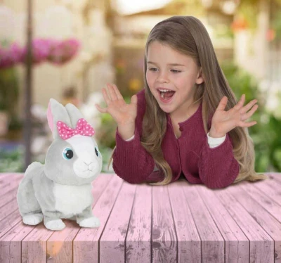 EPEE EP Line PLYŠ Baby Králíček Bany 29cm interaktivní zvířátko na baterie Zvuk