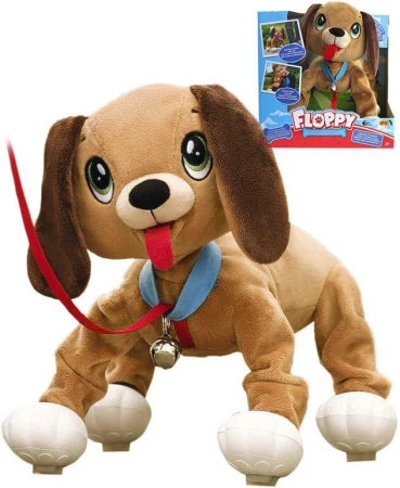EPEE EP Line PLYŠ Pejsek Floppy 28cm poskakující štěně na vodítku (plyšová hračka)