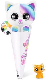 EP line PLYŠ Zvířátko Coco Rainbow s překvapením 6 druhů v kornoutu
