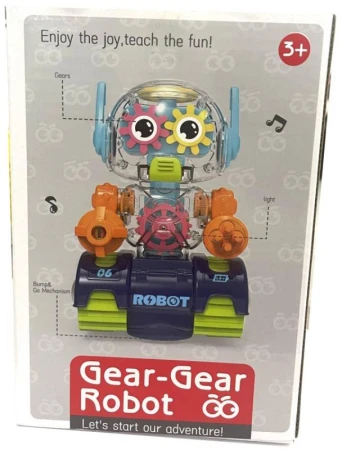 EPEE EP Line Robot s ozubenými kolečky narážecí na baterie Světlo Zvuk 2 barvy