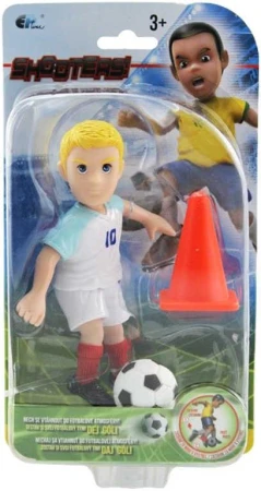 EPEE EP Line Shooters set figurka fotbalista + kužel s míčem plast 12 druhů