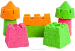 EP line Ultra písek kinetický magický 200g oranžový set s formičkami v plechovce