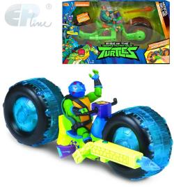 EP line Želvy Ninja set figurka s motorkou a funkční zbraní různé druhy plast EP line Želvy Ninja set figurka s motorkou a funkční zbraní různé druhy plast