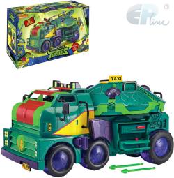 EP line Želvy Ninja tank laboratoř 10 funkcí 2v1 set s doplňky plast EP line Želvy Ninja tank laboratoř 10 funkcí 2v1 set s doplňky plast