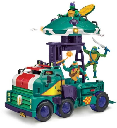 EPEE EP line Želvy Ninja tank laboratoř 10 funkcí 2v1 set s doplňky plast