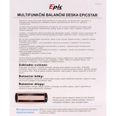 Epicstar Esoteric multifunkční balanční deska