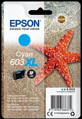 Epson Cartridge T03A2 cyan XL (hvězdice)