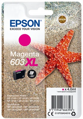 Epson Cartridge T03A3 magenta XL (hvězdice)