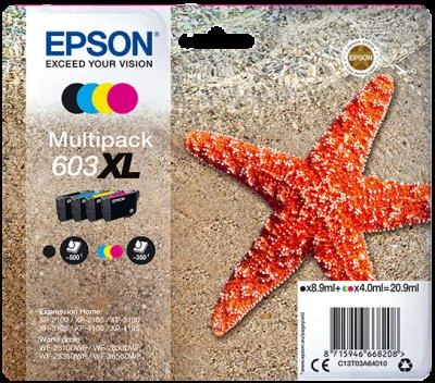 Epson Cartridge T03A640 (black/cyan/magenta/yellow) multipack XL (hvězdice)