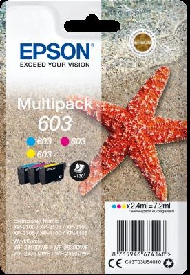Epson Cartridge T03U5 (cyan/magenta/yellow) multipack (hvězdice) Epson Cartridge T03U5 (cyan/magenta/yellow) multipack (hvězdice)