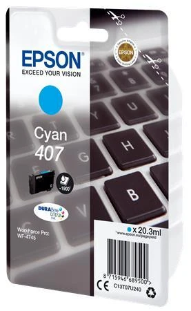 Epson Cartridge T07U2 cyan (klávesnice)