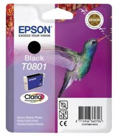 EPSON cartridge T0801 black (kolibřík) EPSON cartridge T0801 black (kolibřík)