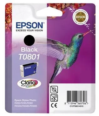Epson Cartridge T0801 black (kolibřík)